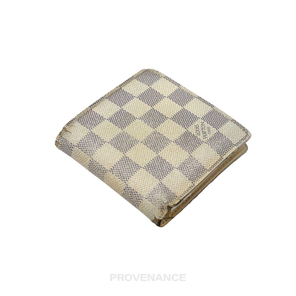 🔴 Louis Vuitton Marco Wallet - Damier Azur - Picture 3 of 8